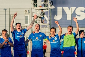 BFC Daugavpils в меньшинстве одерживает победу над FS Jelgava (фото)