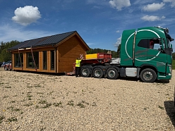 Moduļu māju transportēšana