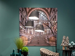 ALANDEKO atpūtas krēsls gaismekļi mākslīgie istabas augi