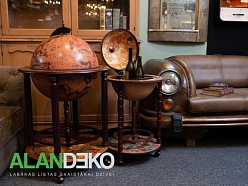 ALANDEKO bāra globusi bāra aksesuāri uzglabāšana ādas dīvāns