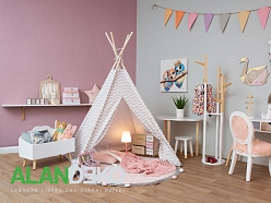 ALANDEKO bērnu istabas interjers bērnu mēbeles bērnu telts paklājiņi