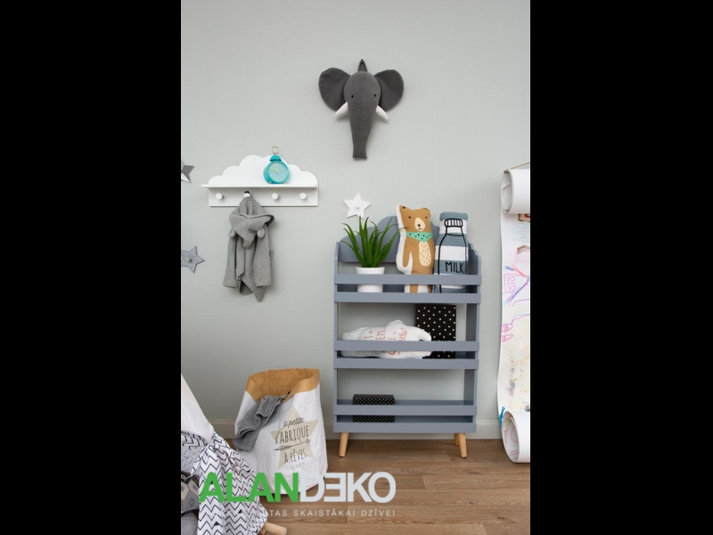 ALANDEKO bērnu plaukti auduma grozi sienas drēbju pakaramais mākslīgie telpaugi dekoratīvi bērnu spilveni