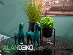 ALANDEKO dekoratīvas figūras puķu podu turētāji galda paliktņi mākslīgie augi