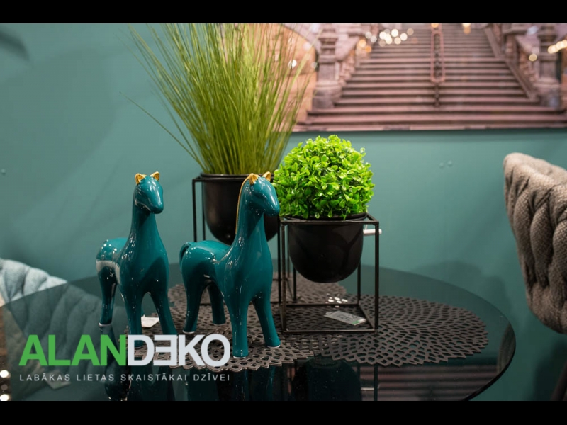 ALANDEKO dekoratīvas figūras puķu podu turētāji galda paliktņi mākslīgie augi