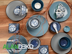ALANDEKO dekoratīvi keramikas trauki oriģināli trauki dāvanas