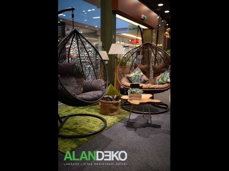 ALANDEKO dārza mēbeles šūpuļkrēsli koka galdi