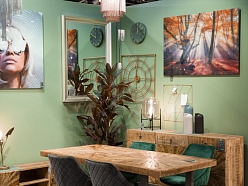 ALANDEKO ēdamistabas mēbeles pusdienu krēsli galds dekoratīvie paklāji