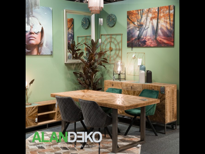 ALANDEKO ēdamistabas mēbeles pusdienu krēsli galds dekoratīvie paklāji