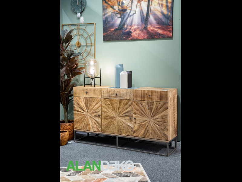 ALANDEKO koka mēbeles moderns dizains bufete vāzes galda lampas sienas dekori