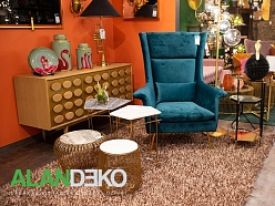 ALANDEKO košas oriģinālas mēbeles sānu galdiņi galda lampa bufete