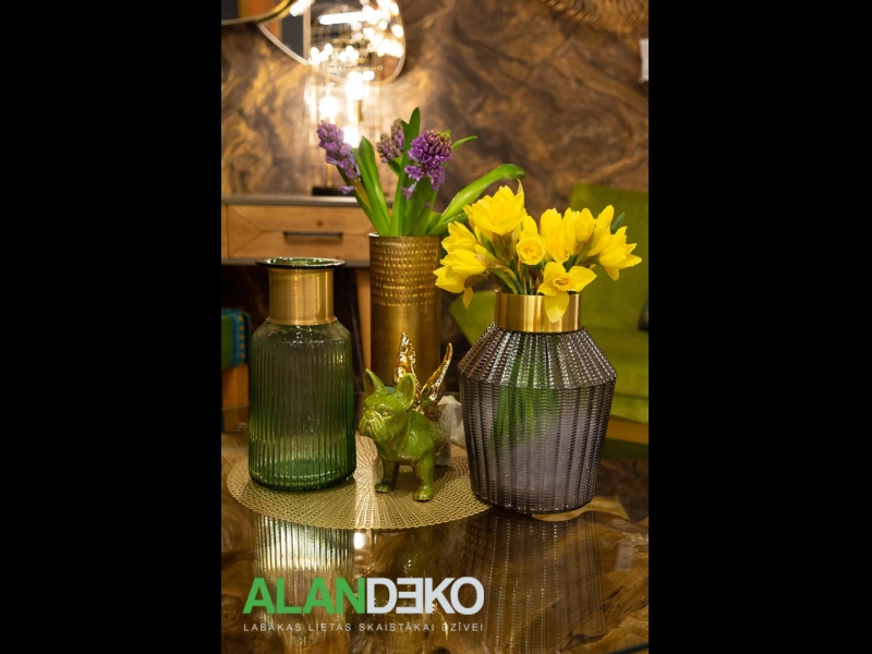 ALANDEKO krāsaina stikla vāzes istabas dekori stikla virsmas galdi galda paliktņi sienas lampas