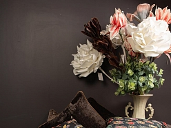 ALANDEKO mājas tekstils dekoratīvās spilvendrānas tējas paplāte mākslīgi grieztie ziedi porcelāna tējas kanna