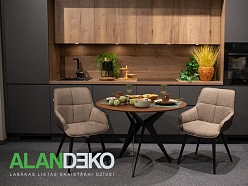 ALANDEKO pusdienu krēsli moderns interjers koka pusdienu galds