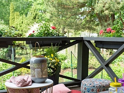 ALANDEKO pārnēsājams galdiņš taburetes koka trauki krūzes līdzņemšanai