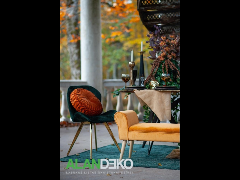 ALANDEKO soliņi krēsli interjera priekšmeti košas mēbeles