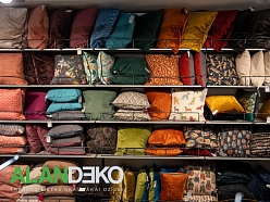 ALANDEKO spilveni tekstils interjers guļamistaba atpūta