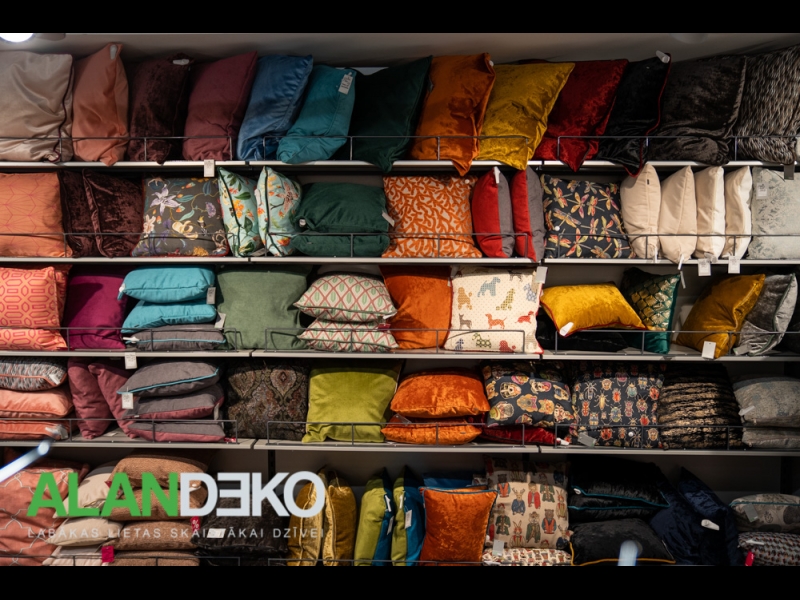 ALANDEKO spilveni tekstils interjers guļamistaba atpūta