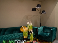 ALANDEKO stāvlampas puķu podi mēbeles atpūtai paklāji