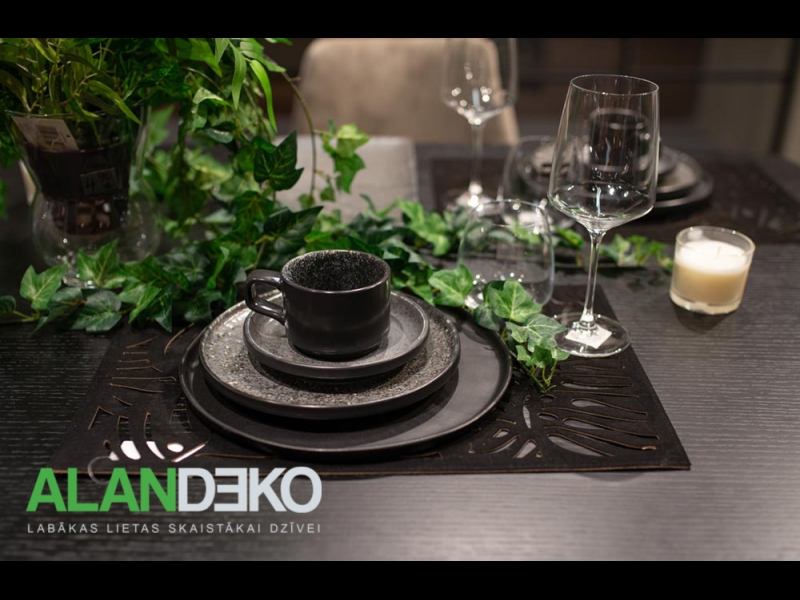 ALANDEKO sveces keramikas pusdienu trauki kafijas krūze vinila galda paliktņi mākslīgi vīteņaugi