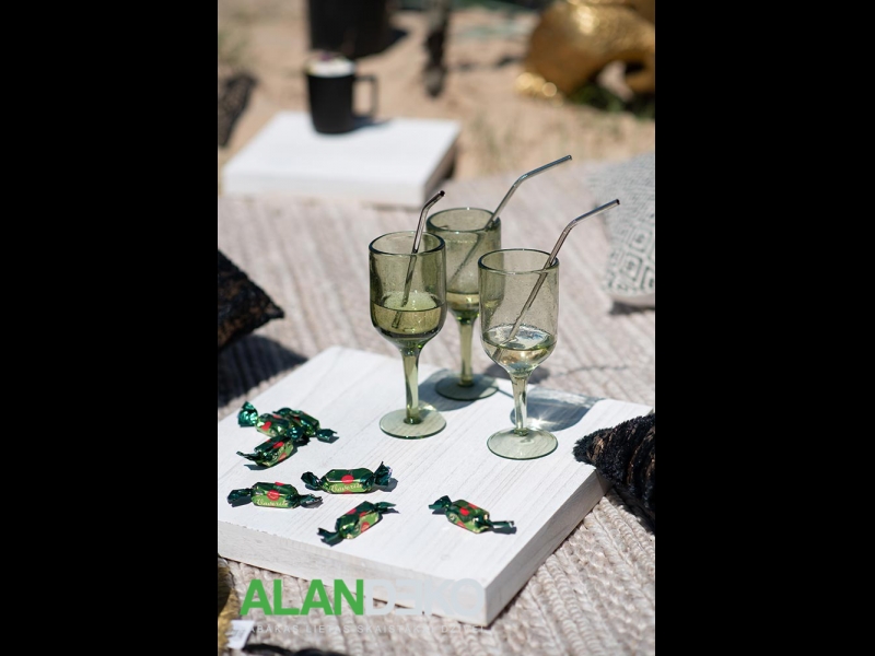ALANDEKO vīna glāzes stikla trauki dzērienu piederumi servēšana