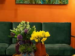 ALANDEKO zelta dekori kermaikas vāzes mīkstās mēbeles mīksti pūkainie paklāji