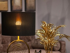 ALANDEKO zelta detaļas interjera figūras galda apgaismojums kafijas galds