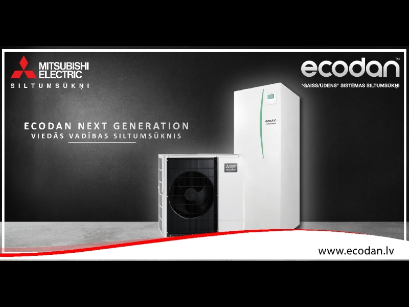 Next generation siltumsūkņi gaiss ūdens Ecodan