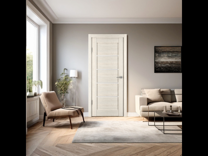 Horizontal-1, kapučīno, laminētas iekšdurvis