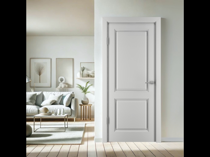 KVADRO, pelēkas, krāsotas iekšdurvis