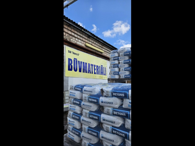Būvmateriāli Sters G veikalā