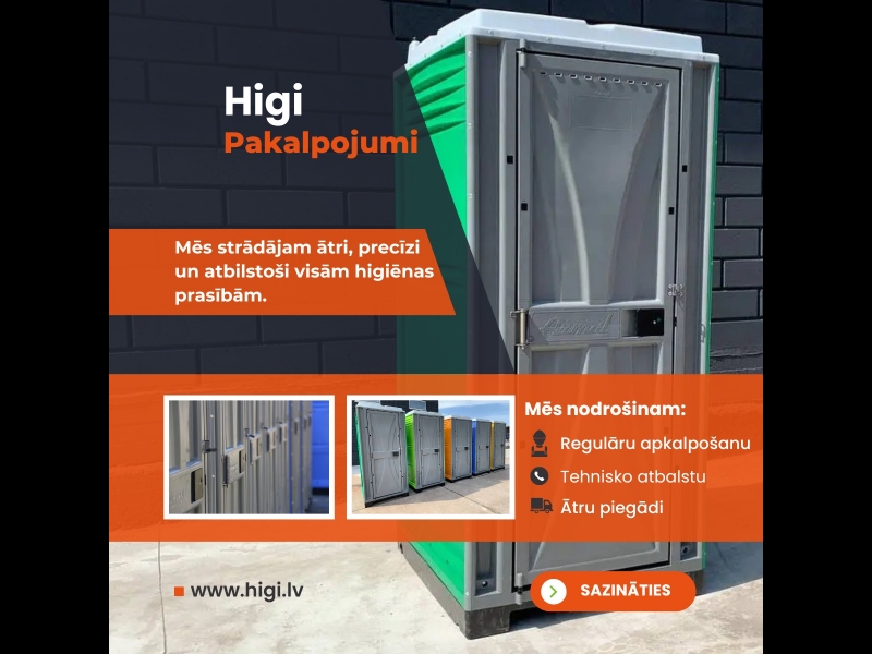 Ātri un precīzi sanitārie pakalpojumi.