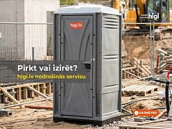 Iegādājies vai iznomā tualeti.