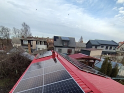 Saules elektrostacijas montāža dzīvojamā rajonā