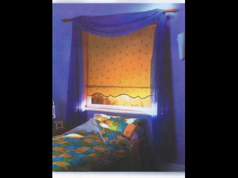 Mākslinieciskas žalūzijas interjera veidošanai