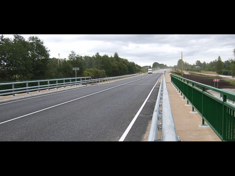 Tilts pār Cieceri uz autoceļa A9, tiltu un autoceļu projektēšana