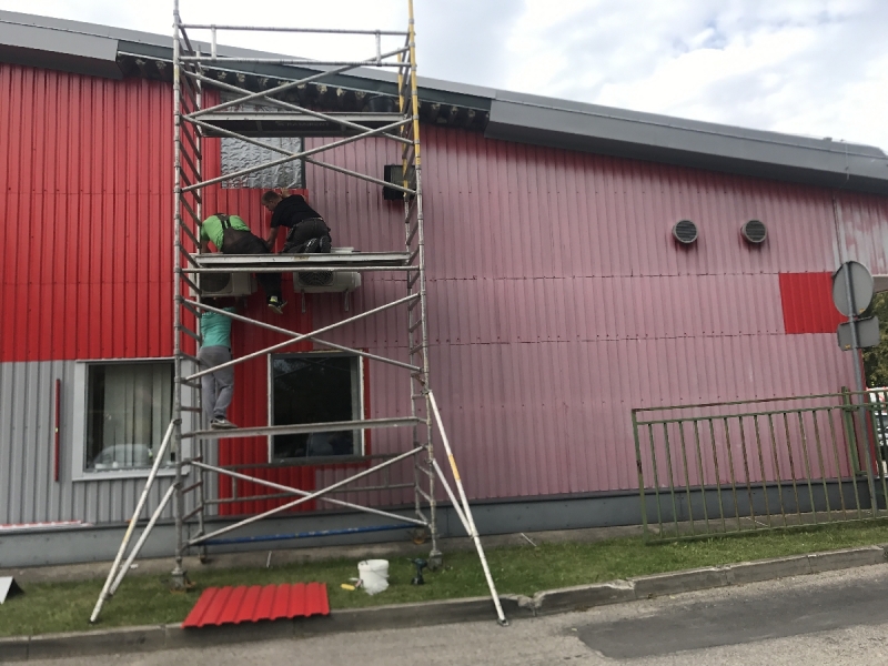 Fasādes atjaunošanas darbi