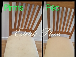 Zamša krēslu ķīmiskā tīrīšana, uzkopšanas serviss