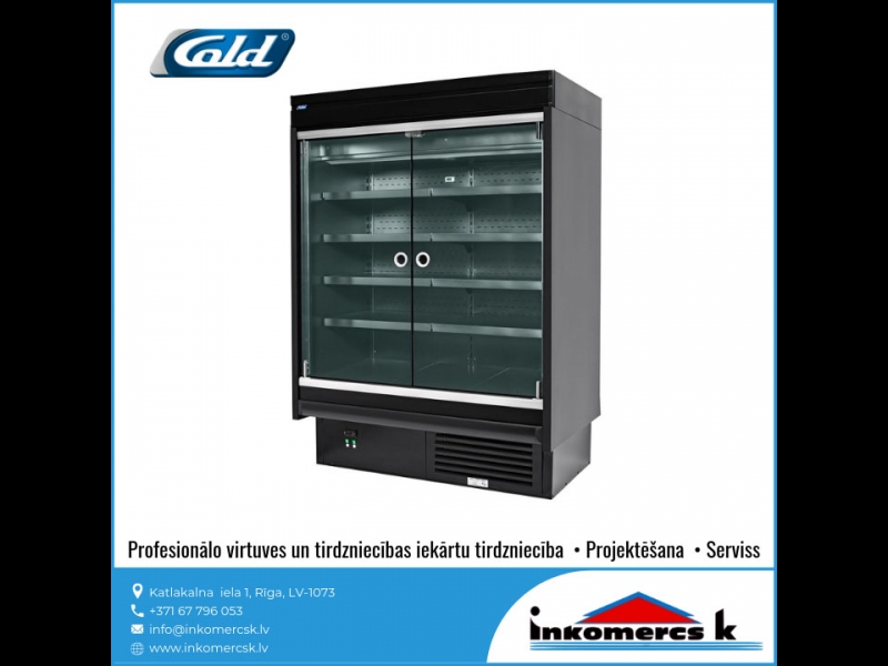 Inkomercs K profesionālas virtuves tirdzniecības iekārtas vertikālas aukstuma vitrīnas Cold 4