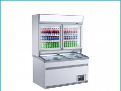 CombiSteel ledusskapji vitrīnas saldētavas kombinētas saldētavas ledusskapji profesionāla virtuves tehnika aukstuma iekārtas Inkomercs K 1