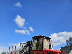 Kokmateriālu pievešana ar forvarderi - efektīva mežizstrāde Rēzeknes novadā