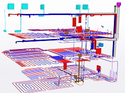 Daudzlīmeņu AVK sistēmu 3D modelēšana BIM vidē