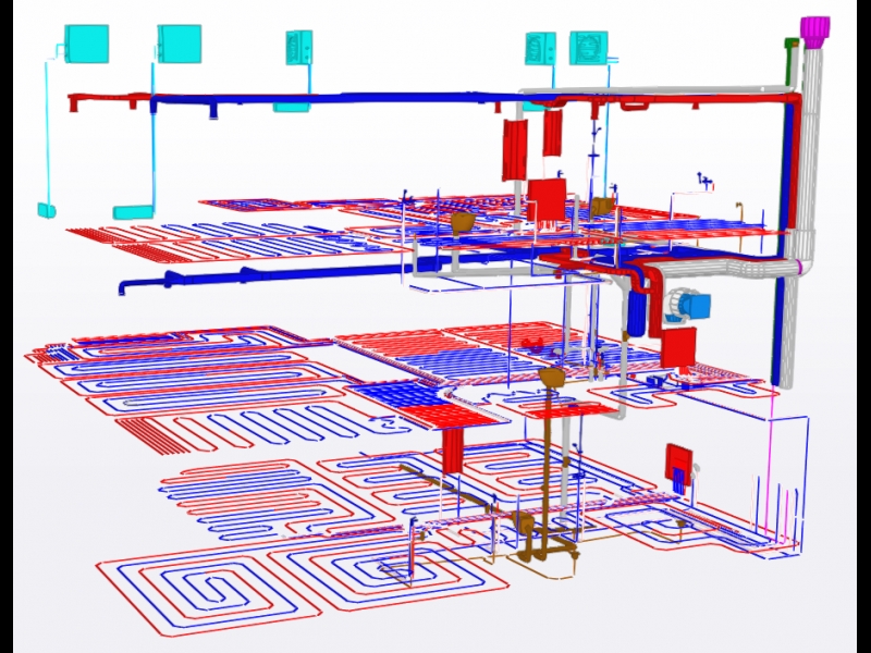 Daudzlīmeņu AVK sistēmu 3D modelēšana BIM vidē