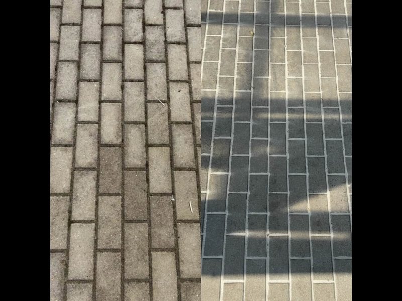 Bruģa augstspiediena mazgāšana