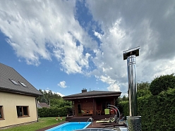 Kubls ar integrēto krāsni un granīta pārklājumu ražots Latvijā