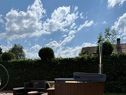 Kubls ar integrēto krāsni un granīta pārklājumu ražots Latvijā