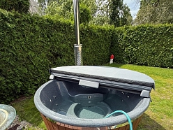 Kubls ar integrēto krāsni un granīta pārklājumu ražots Latvijā