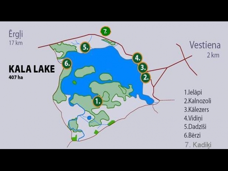 Kāla ezers shēma