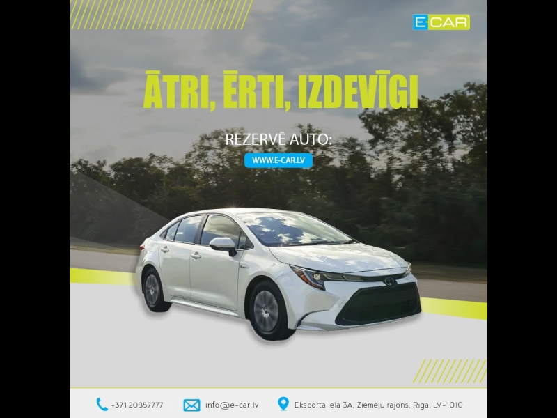Izdevīga auto noma
