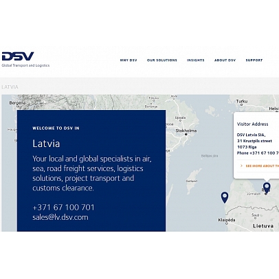 DSV Latvia, SIA, Liepājas birojs