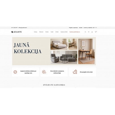 avantihome.lv, internetveikals